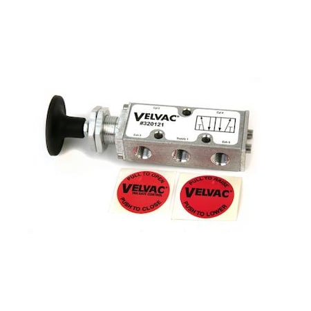 Velvac Repl.Knob/Faceplates For 4-Way Valve 320125